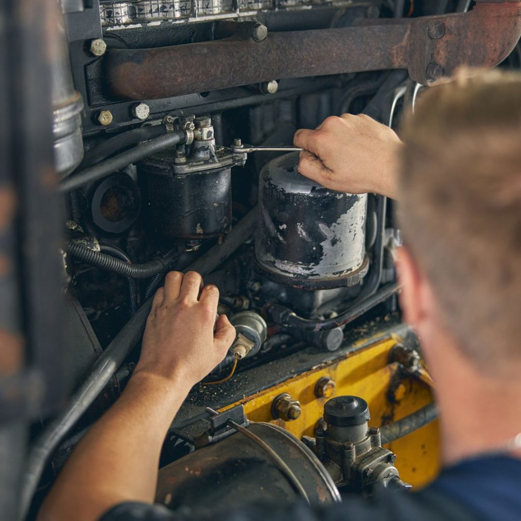 routine maintenance on outdoor power equipment
