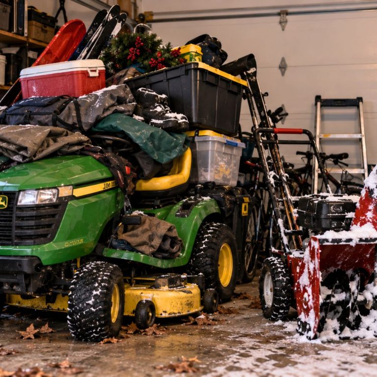 store lawn mower for the winter